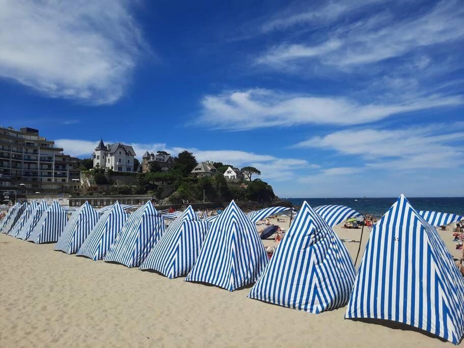 Le Jacaranda-A 2 Min De La Plage, Hyper Centre De Dinard, Vue Mer De La Fenetre Dış mekan fotoğraf
